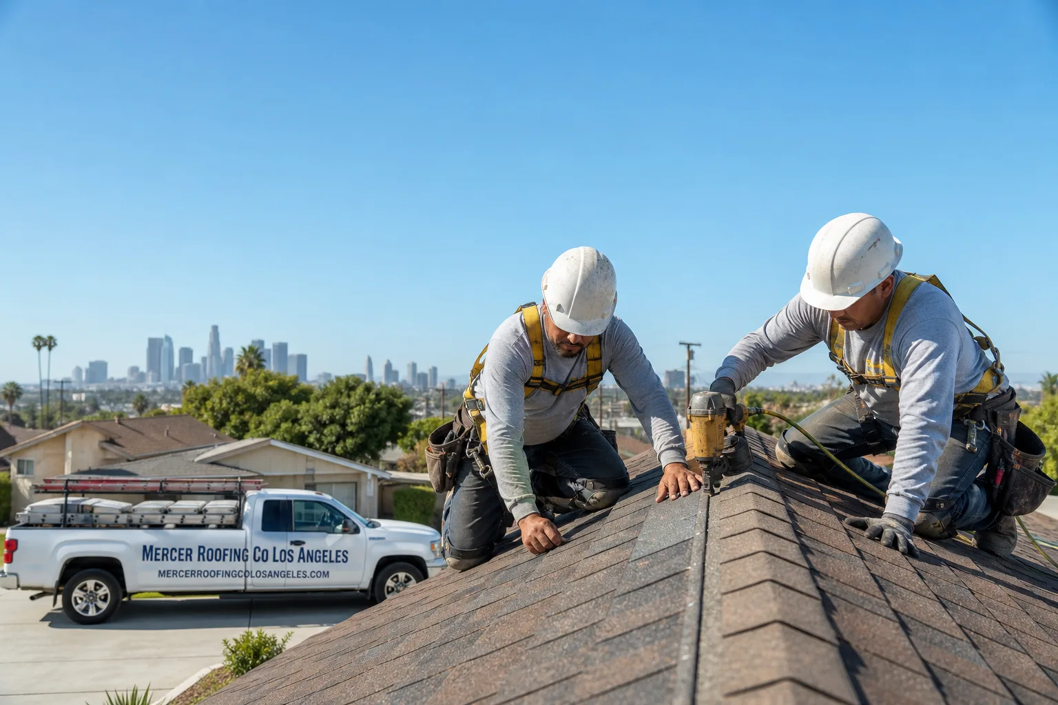 Mercer Roofing Co Los Angeles roofing team