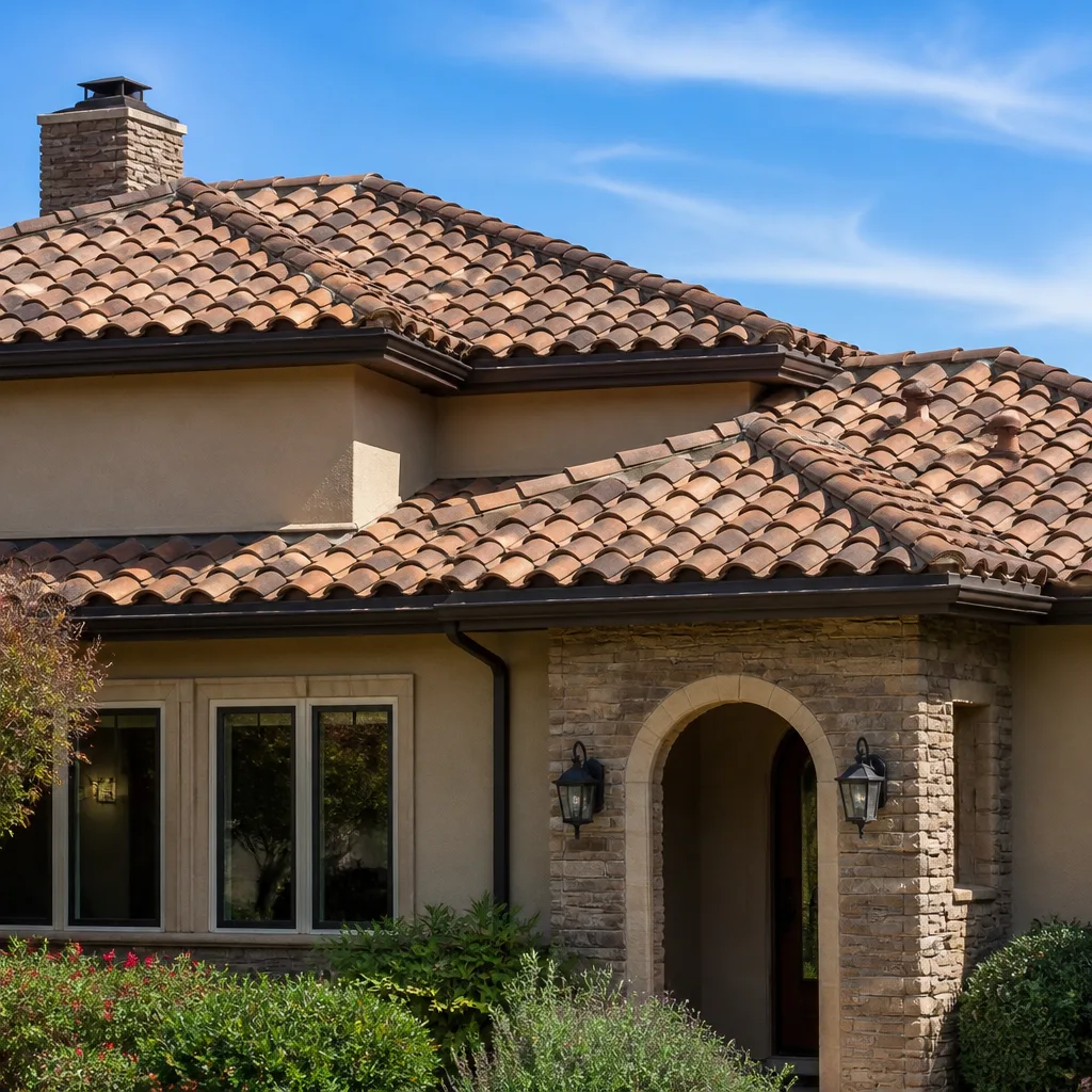 Tile roofing